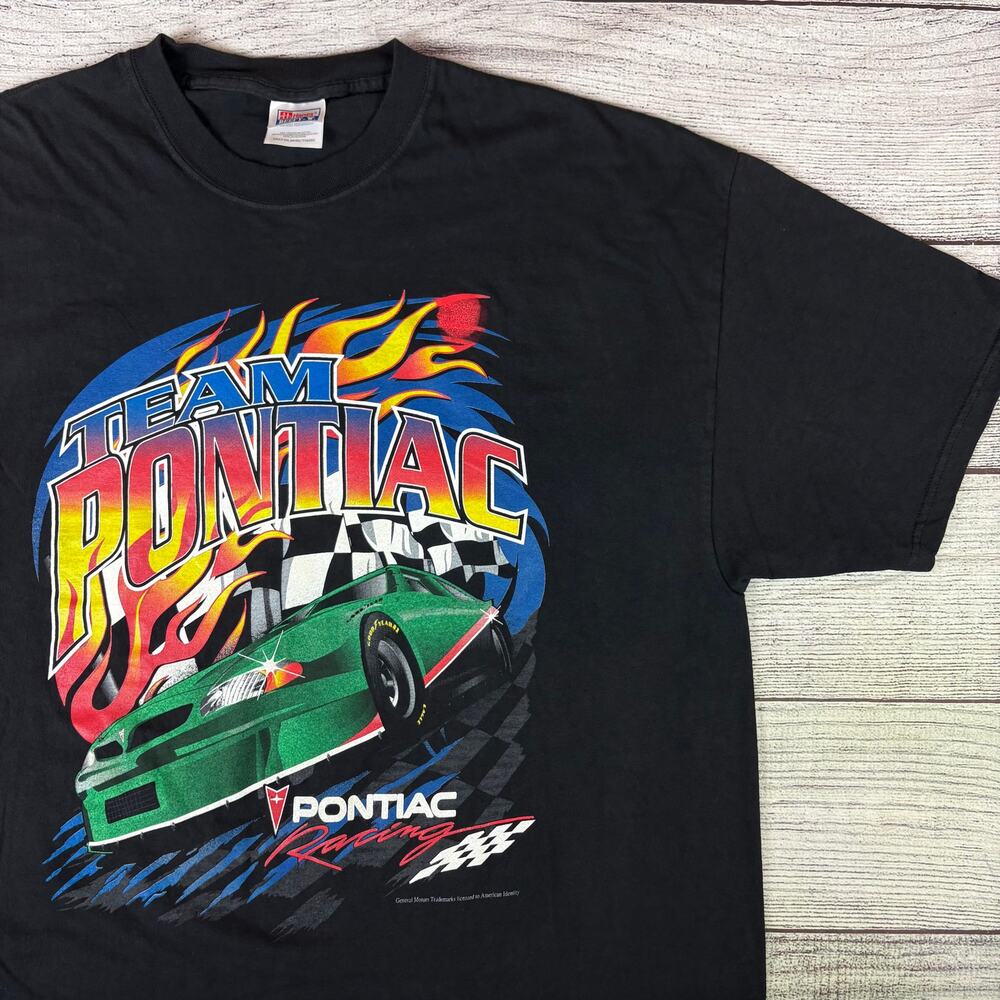 Vintage 1990s Team Pontiac Racing Nascar T-shirt